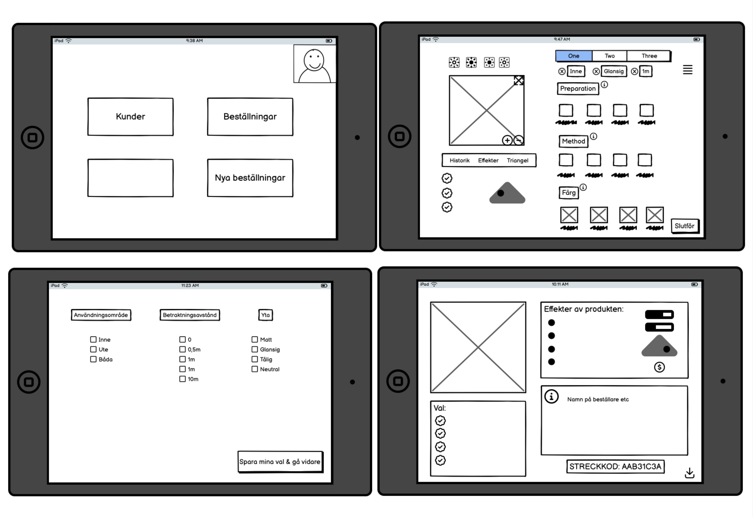 image of low fidelity prototype